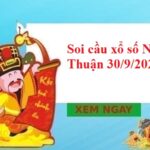 Soi cầu xổ số Ninh Thuận 30/9/2022 hôm nay