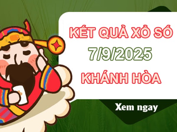 Thống kê XSKH 7/9/2025 bao lô 2 số đẹp Khánh Hoà