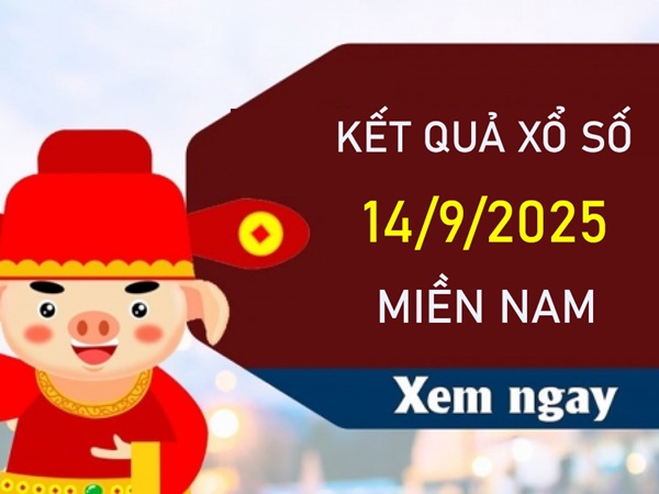 Thống kê kết quả XSMN 14/9/2025 bao lô 2 số đẹp